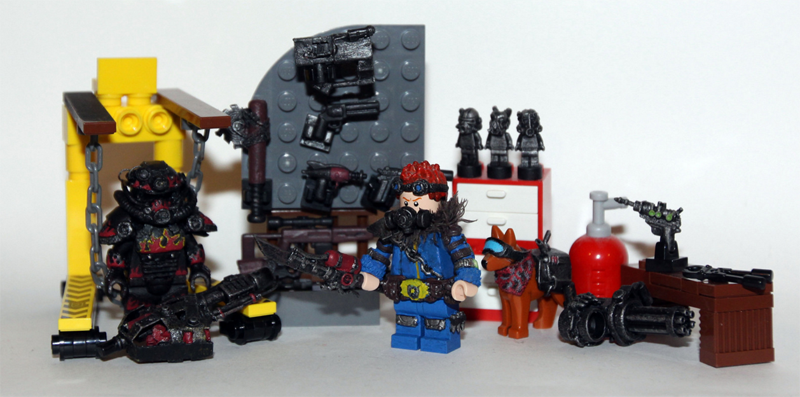 Illustration for article titled Custom LEGO Fallout Minifigs Are Works Of Art